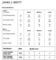 Knitting Pattern - James C Brett JB213 - Aran - Sweaters